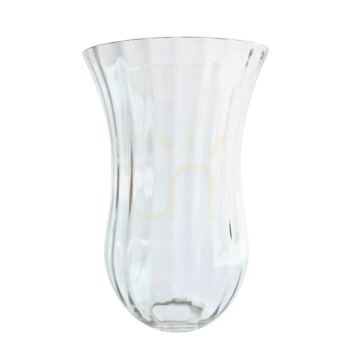 Prüfen Cambridge Glasschirm - klar, gerippt Elstead