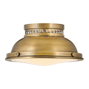 Amelia plafond - 2 Lichtquellen - Altmessing Elstead small 0