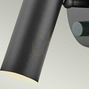 Dax LED Wandleuchte - Schwarz Elstead small 3