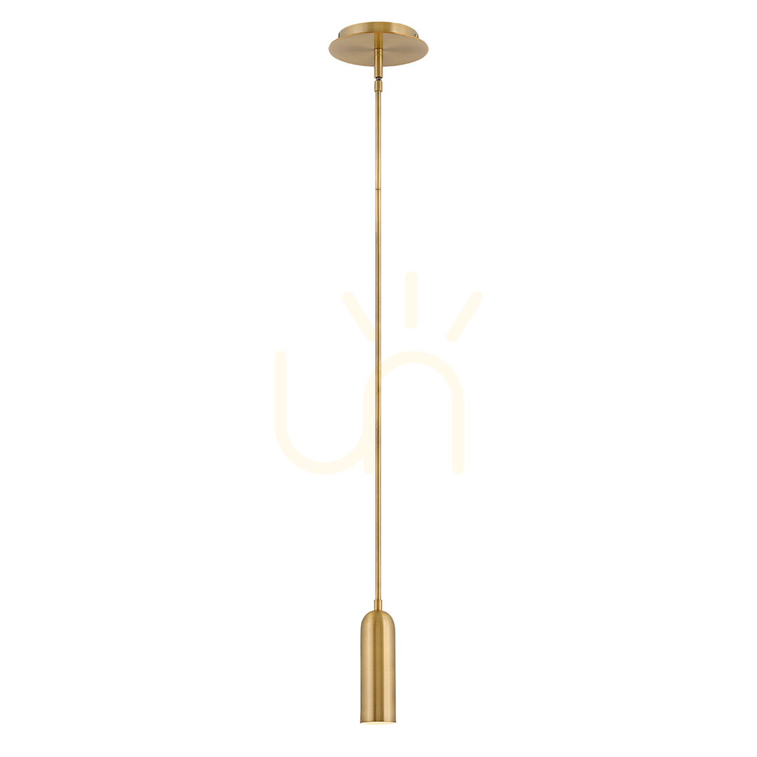 Dax kleine LED-Pendelleuchte - Altmessing Elstead