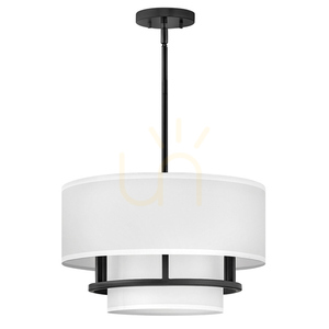 Graham Pendelleuchte - 3 Lichtquellen - Schwarz Elstead 1 Graham Pendelleuchte - 3 Lichtquellen - Schwarz Elstead small 1