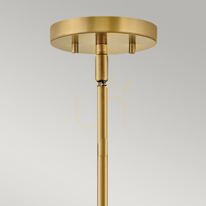 Graham Pendelleuchte - 3 Lichtquellen - Messing lackiert Elstead small 5