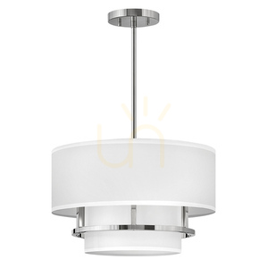 Graham Pendelleuchte - 3 Lichtquellen - Nickel poliert Elstead 1 Graham Pendelleuchte - 3 Lichtquellen - Nickel poliert Elstead small 1