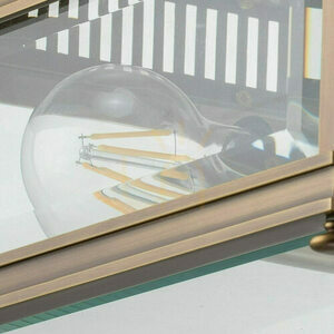 Außen-Deckenleuchte Holborn - 2 Lichtquellen - Dunkelbronze Elstead small 2