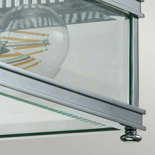 Prüfen Elstead Holborn Außen-Deckenleuchte, 2×E27, poliertes Chrom