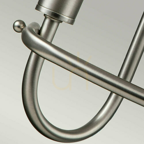 Prüfen Capitol Hill Wandleuchte - 2 Lichtquellen - Gebürstetes Nickel Elstead