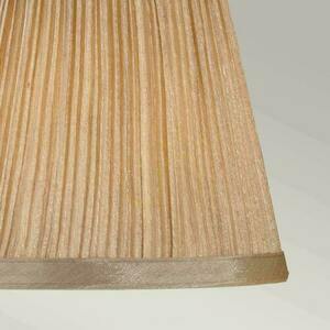 Elstead LS166 Klemmschirm Gold Chiffon plissiert small 1