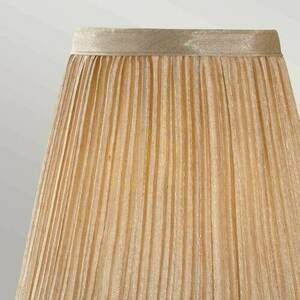 Elstead LS166 Klemmschirm Gold Chiffon plissiert small 2