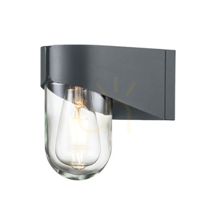 Wandlaterne Porto - 1 Lichtquelle - Grau Elstead small 0