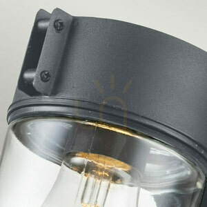 Portofino Wandlaterne - 1 Lichtquelle - Grau Elstead small 1