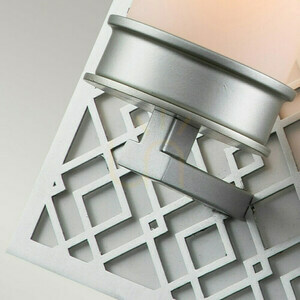 Ziggy Wandleuchte - 1 Lichtquelle - Silber lackiert Elstead small 4