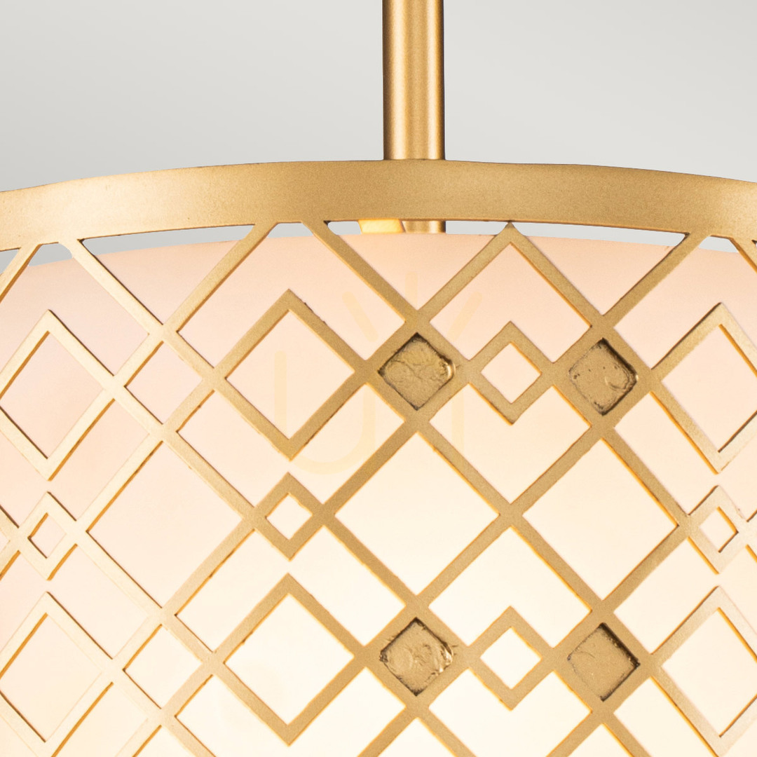 Vorschau Ziggy kleine Pendelleuchte - 1 Lichtquelle - Gold lackiert Elstead Ziggy kleine Pendelleuchte - 1 Lichtquelle - Gold lackiert Elstead