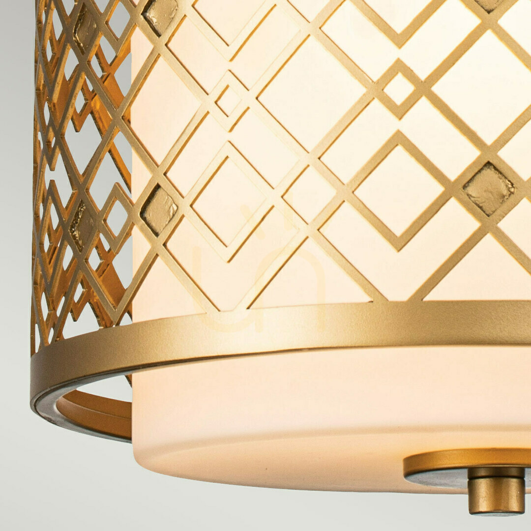 Zeige Ziggy kleine Pendelleuchte - 1 Lichtquelle - Gold lackiert Elstead Ziggy kleine Pendelleuchte - 1 Lichtquelle - Gold lackiert Elstead