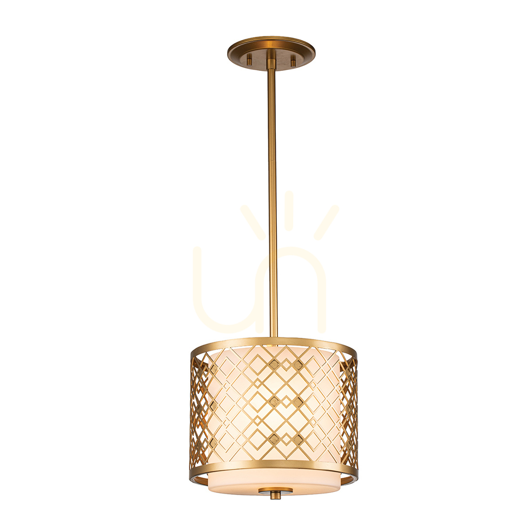Prüfen Ziggy kleine Pendelleuchte - 1 Lichtquelle - Gold lackiert Elstead Ziggy kleine Pendelleuchte - 1 Lichtquelle - Gold lackiert Elstead