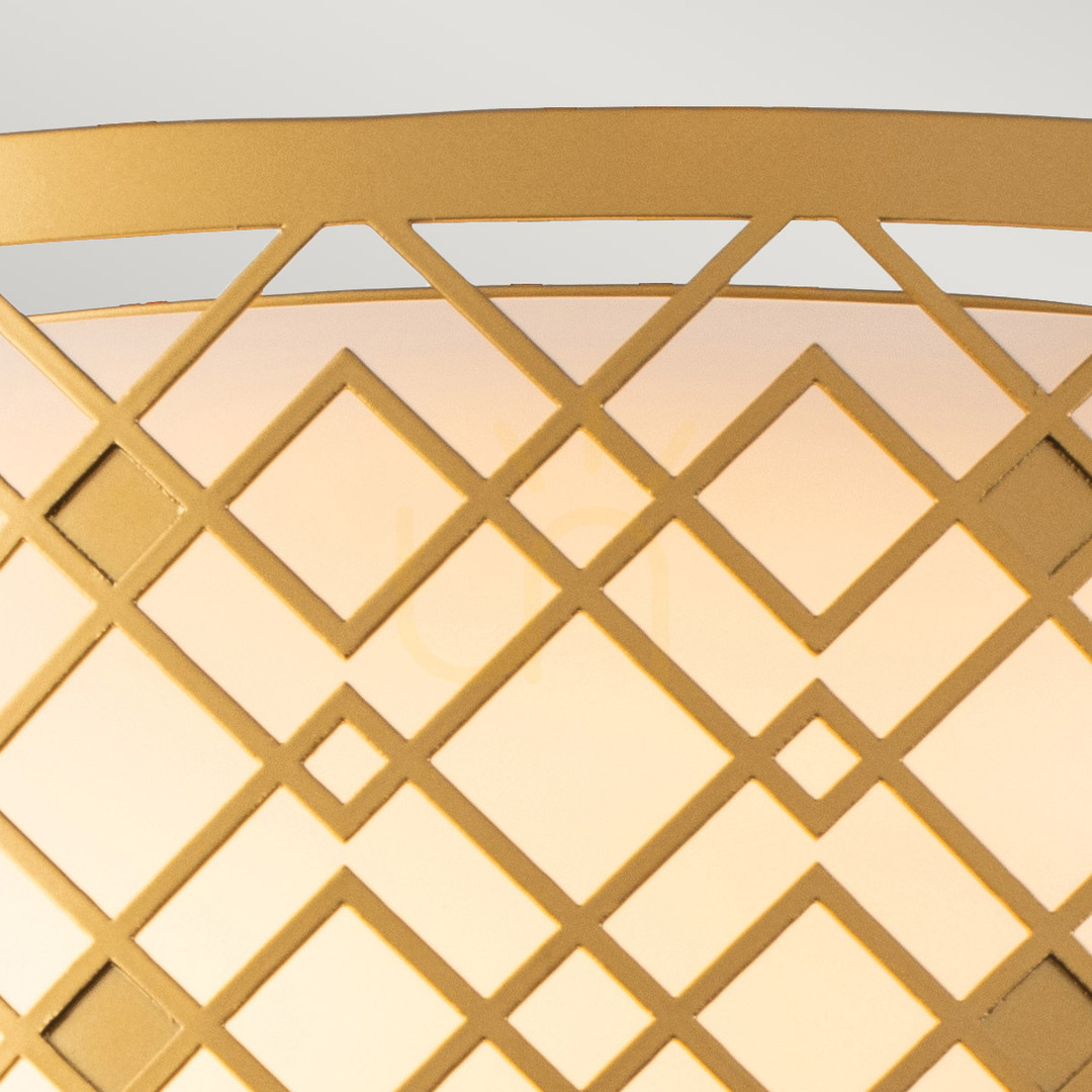 Zeige Ziggy medium plafond - 2 Lichtquellen - Gold lackiert Elstead Ziggy medium plafond - 2 Lichtquellen - Gold lackiert Elstead