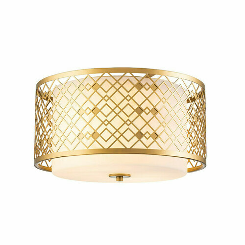 Prüfen Ziggy medium plafond - 2 Lichtquellen - Gold lackiert Elstead