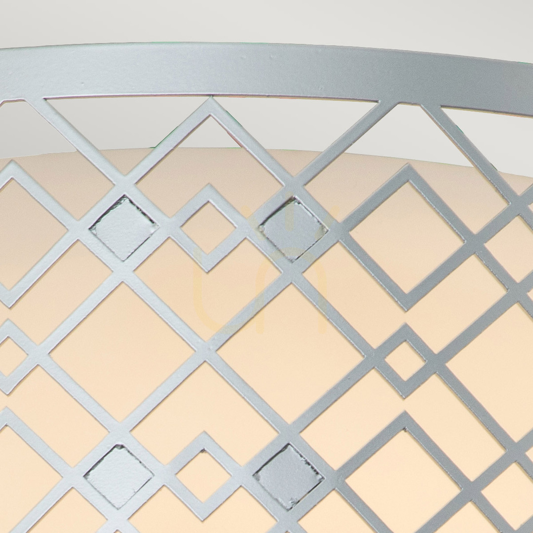 Zeige Ziggy medium plafond - 2 Lichtquellen - Silber lackiert Elstead Ziggy medium plafond - 2 Lichtquellen - Silber lackiert Elstead