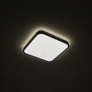 Deckenleuchte AGNES SQUARE LED PRO 10983 Nowodvorski schwarz 33,5 cm 16 W 3000 K IP44 small 1
