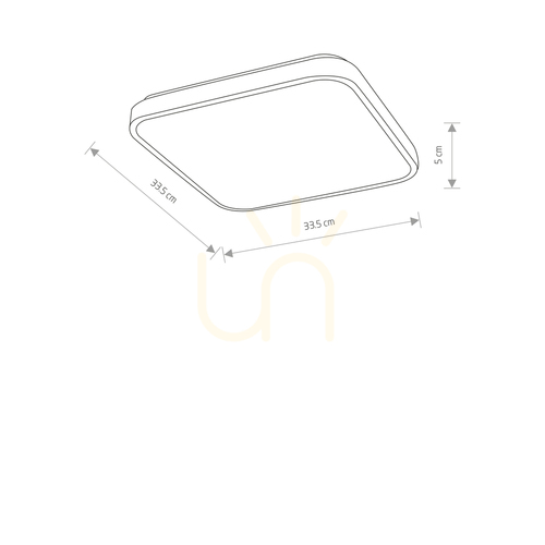 Prüfen AGNES SQUARE LED PRO Plafond 10983 Nowodvorski
