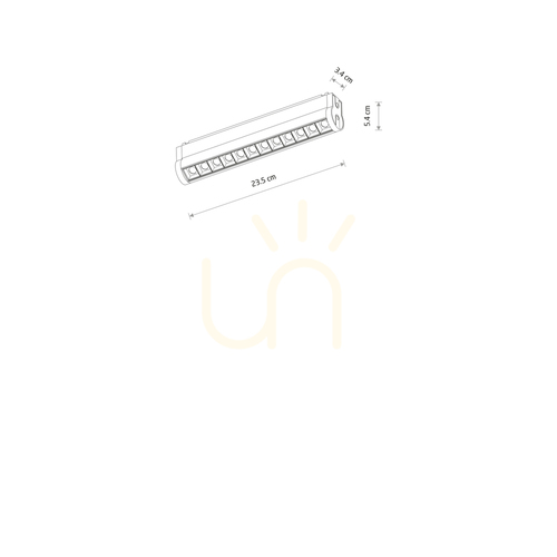 Prüfen UT-LVM FOCUS SWING LED 12W 11336 Nowodvorski Strahler für Stromschienen