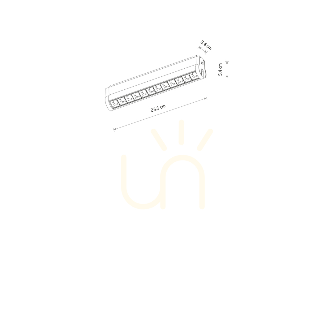 Zeige UT-LVM FOCUS SWING LED 12W 11336 Nowodvorski Strahler für Stromschienen UT-LVM FOCUS SWING LED 12W 11336 Nowodvorski Strahler für Stromschienen
