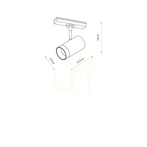 Schienenstrahler Nowodvorski UT-LVM SPOT LED 12 W 4000 K schwarz 11342 small 6