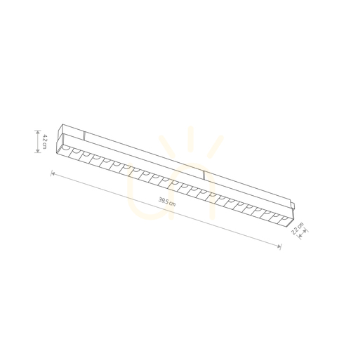 Prüfen LVM FOCUS LED 15W 4000K 11631 Nowodvorski Stromschienenleuchte