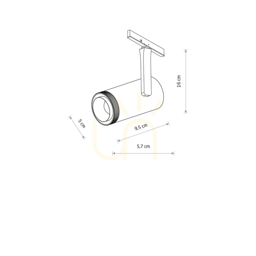 Prüfen Reflektor für Stromschienen NANO - LVM SPOT ZOOM LED 15W 11716 Nowodvorski