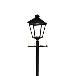 Norlys LONDON BIG 4125BL LED-Gartenlaterne schwarz, Teleskopmast 120–220 cm, 17,5 W, 4000 K small 0