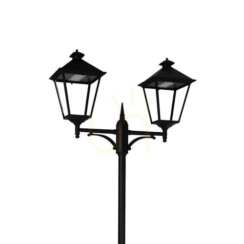Prüfen Garten-/Parklaterne IP54 LONDON BIG 4130BL schwarz LED 2x13.4W 3000K - Premium NORLYS.