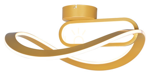 Prüfen Deckenleuchte Zuma Line VELENNE C241249403A gold 1xLED