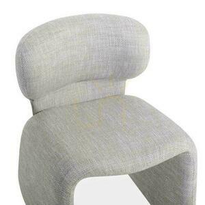 2er-Set BIZZA Polsterstühle Beige und Grau small 4