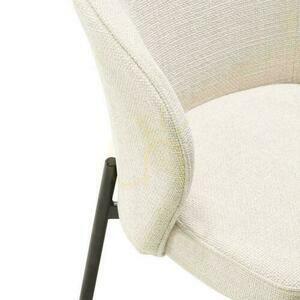 2er-Set GUSTO Stühle Hellbeige mit schwarzen Beinen 3 2er-Set GUSTO Stühle Hellbeige mit schwarzen Beinen small 3