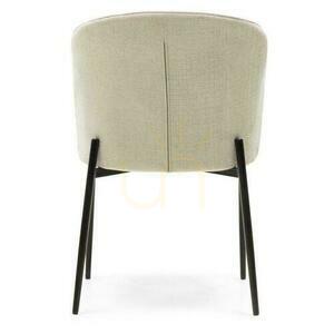 2er-Set GUSTO Stühle Hellbeige mit schwarzen Beinen 5 2er-Set GUSTO Stühle Hellbeige mit schwarzen Beinen small 5