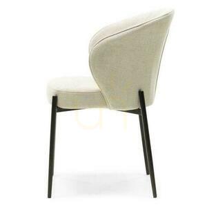 2er-Set GUSTO Stühle Hellbeige mit schwarzen Beinen 6 2er-Set GUSTO Stühle Hellbeige mit schwarzen Beinen small 6