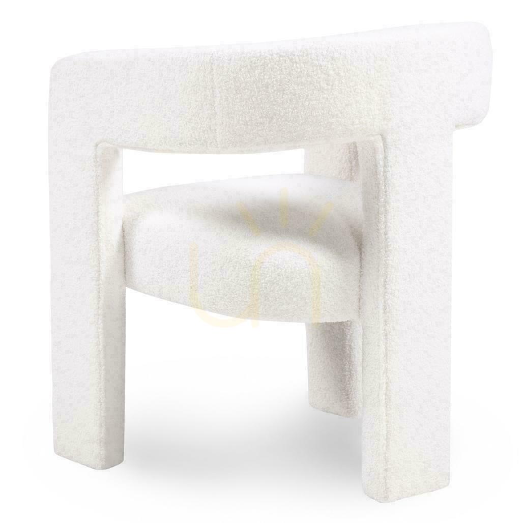 Prüfen LAUREN Boucle-Sessel Creme LAUREN Boucle-Sessel Creme