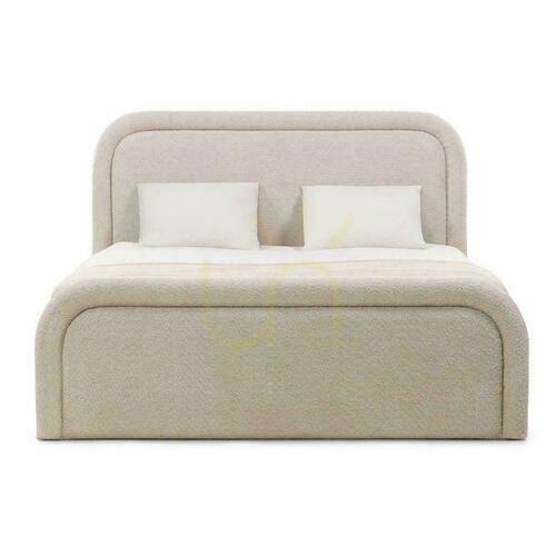 Prüfen Polsterbett 160x200 cm LORENZ Beige mit Ablagefach