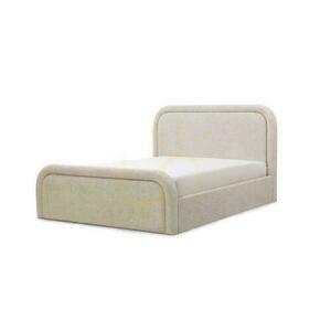 Polsterbett 140x200 cm LORENZ Beige mit Ablagefach small 2