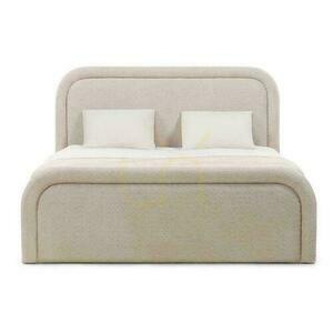 Polsterbett 140x200 cm LORENZ Beige mit Ablagefach small 0