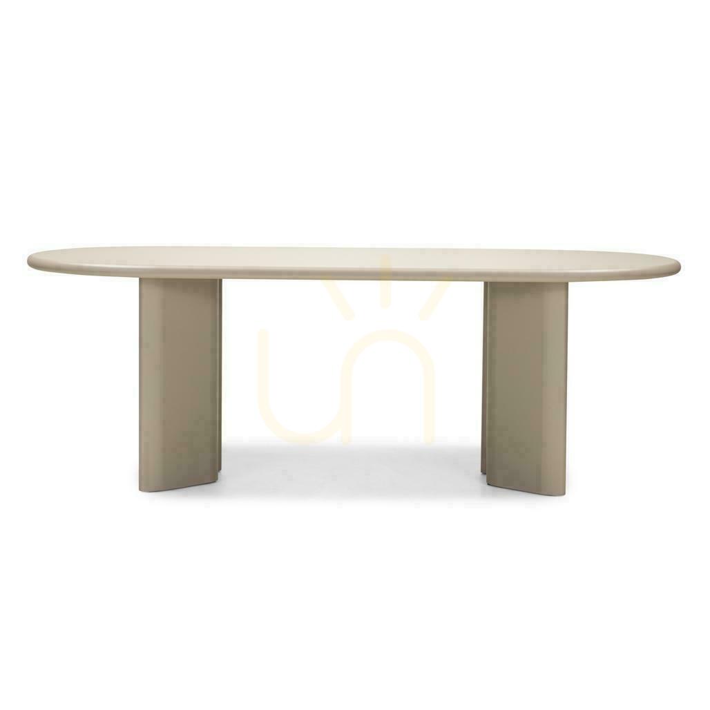 Prüfen Esstisch 220 cm LOREN Dunkelbeige Esstisch 220 cm LOREN Dunkelbeige