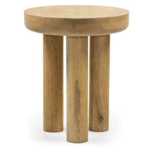 Prüfen Beistelltisch 50 cm LUNGO Mangrovenholz