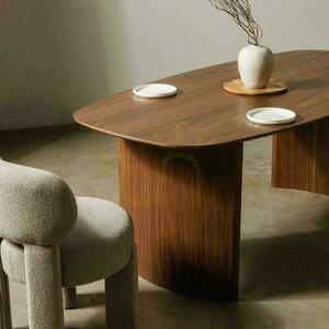 Esstisch 200 cm MARIS Naturfurnier Italienischer Nussbaum small 1