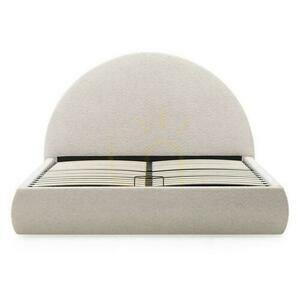 Polsterbett 160x200 cm MIMIQ Beige mit Staufach small 11