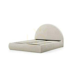 Polsterbett 160x200 cm MIMIQ Beige mit Staufach small 6