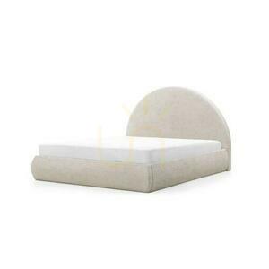 Polsterbett 140x200 cm MIMIQ Beige mit Staufach small 3