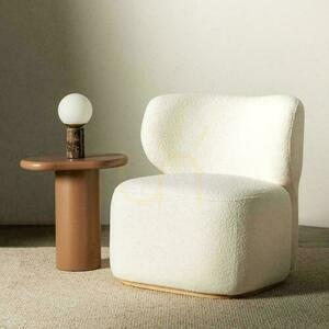 MORELA Gepolsterter Sessel Weiß small 1