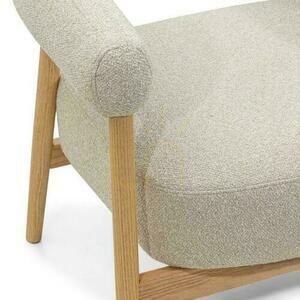 MUE Polstersessel Hellbeige mit Eichenholzbeinen small 4