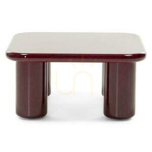 Couchtisch 70 cm MURIEN Kastanienbraun/Kirsche mit Glanz small 3