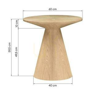 Beistelltisch ORB 60 cm, Eiche Natur furniert small 5