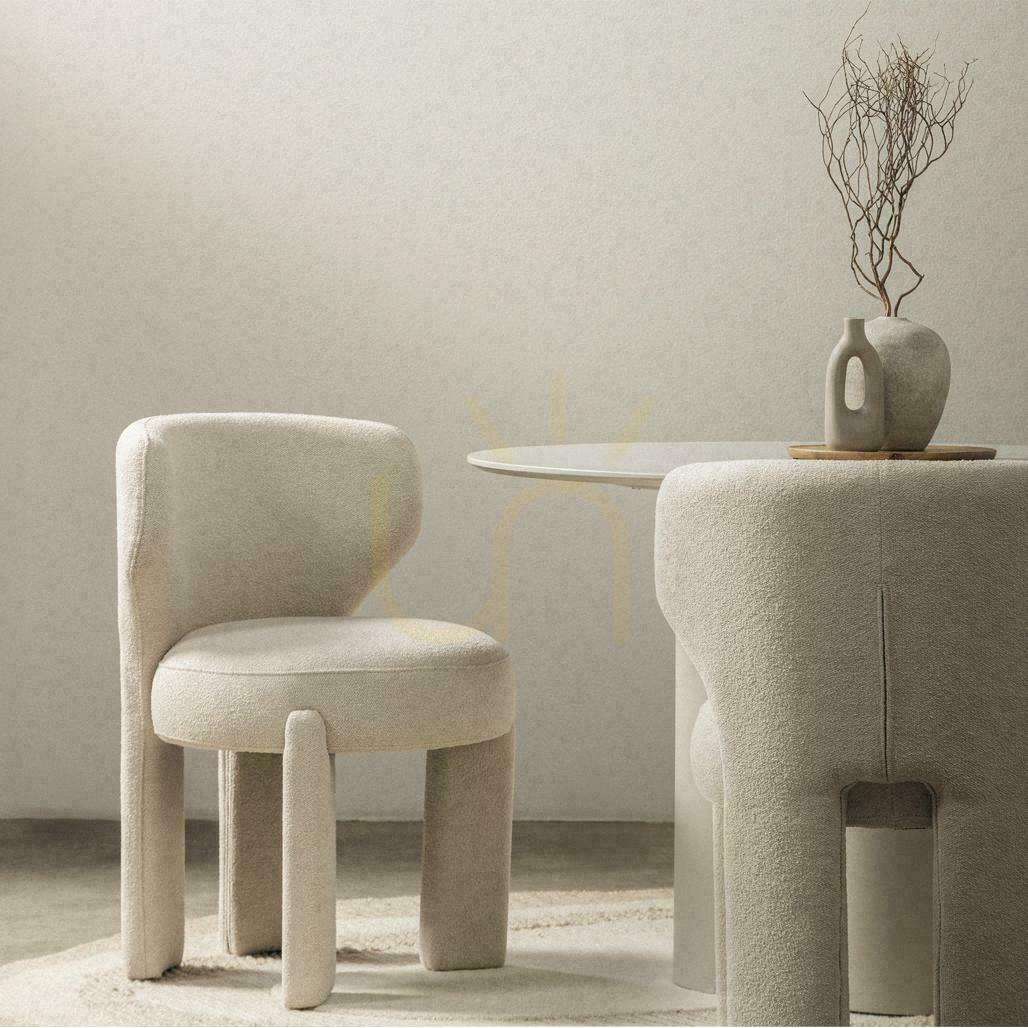 Aussicht 2er-Set Polsterstühle SELEN Creme Boucle 2er-Set Polsterstühle SELEN Creme Boucle